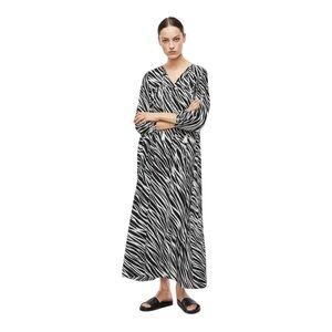 Anine Bing Darcy Maxi Dress in Zebra NWT